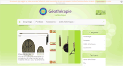 Desktop Screenshot of geotherapie-shop.com